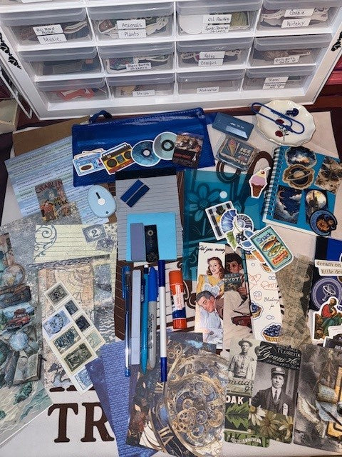 Mystery Treasure Bundle: 20 Unique Arts & Junk Journal Supplies