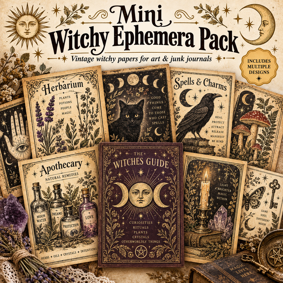 Mini Witchy Ephemera Pack