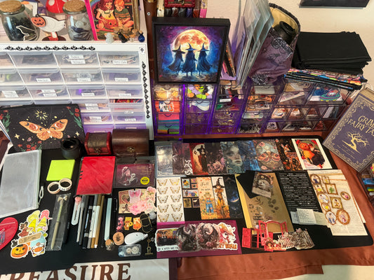 Mystery Treasure Bundle: 30 Unique Arts & Junk Journal Supplies