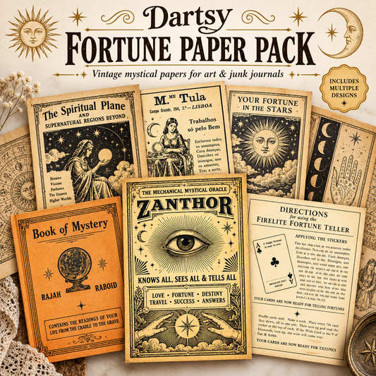 Dartsy Fortune Ephemera Pack ✨🔮