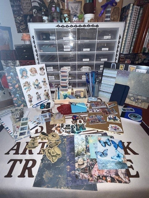 Mystery Treasure Bundle: 20 Unique Arts & Junk Journal Supplies