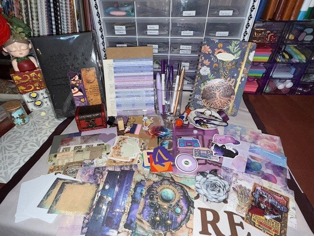 Mystery Treasure Bundle: 20 Unique Arts & Junk Journal Supplies