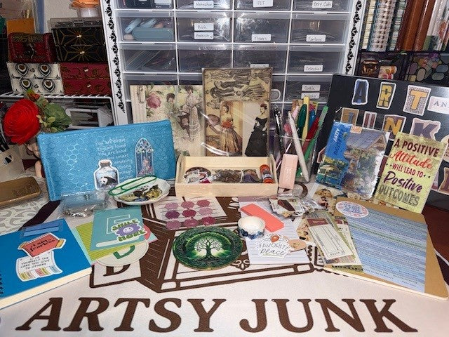 Mystery Treasure Bundle: 20 Unique Arts & Junk Journal Supplies