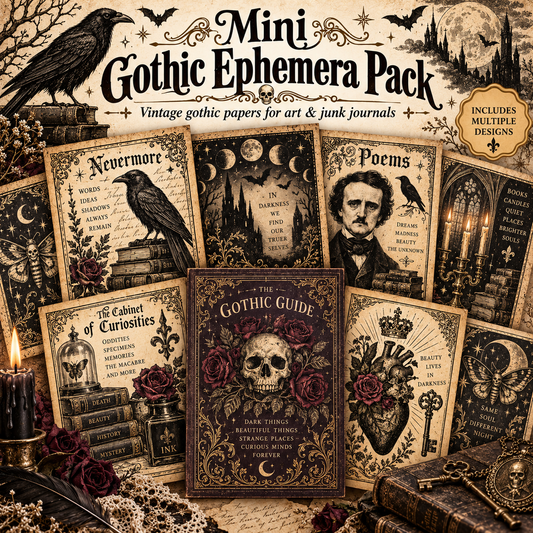 Mini Gothic Ephemera Collection
