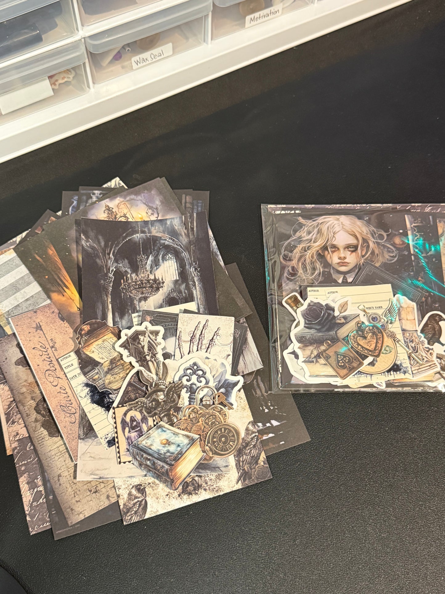 Mini Dark Academia Ephemera Pack