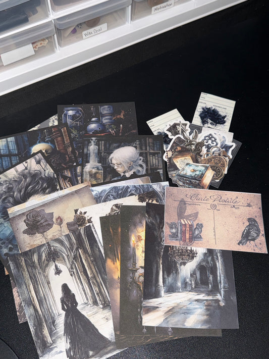 Mini Dark Academia Ephemera Pack