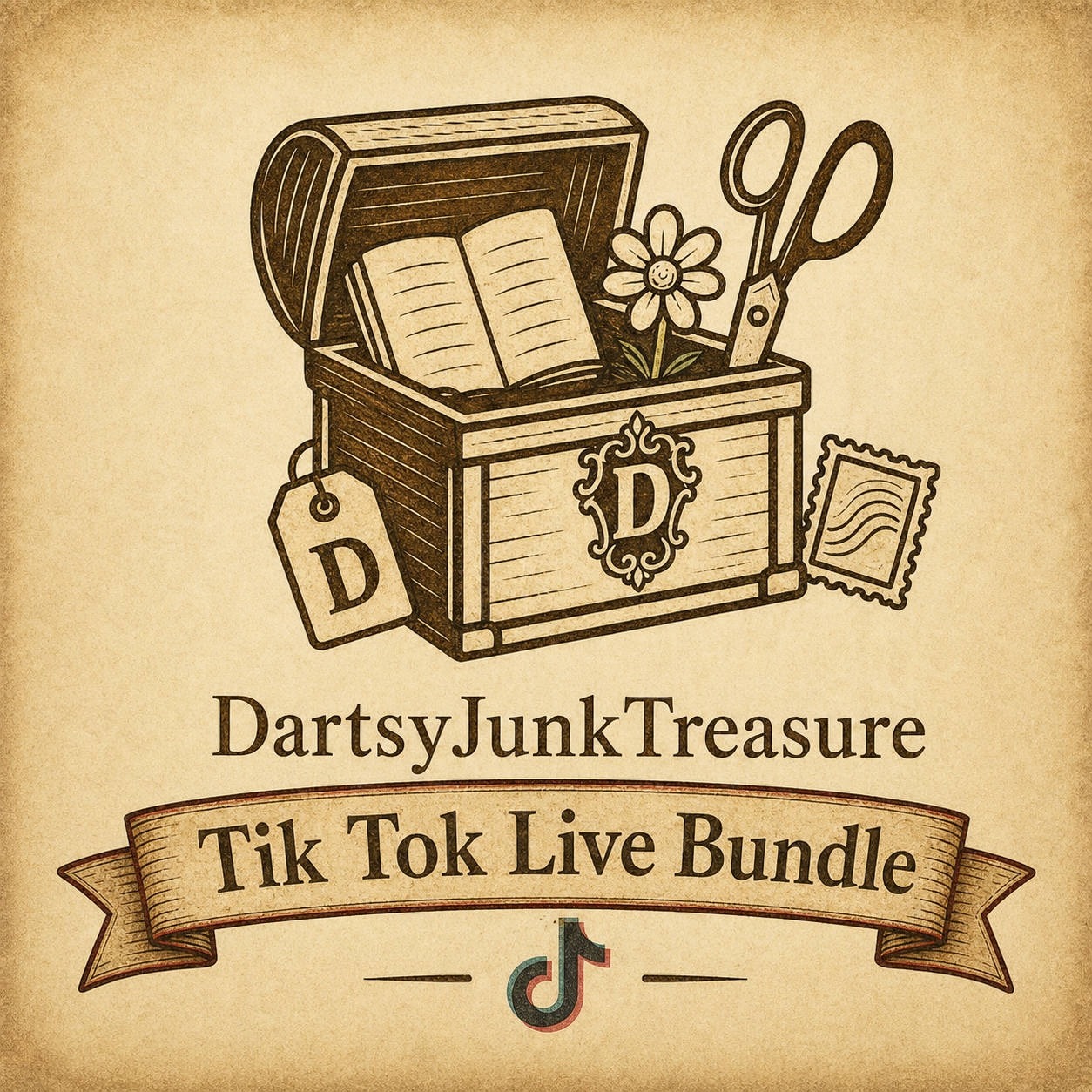LIVE TIK TOK Mystery Treasure Bundle: 30 Mystery Treasure Picks PLUS one Mystery Premium Pull