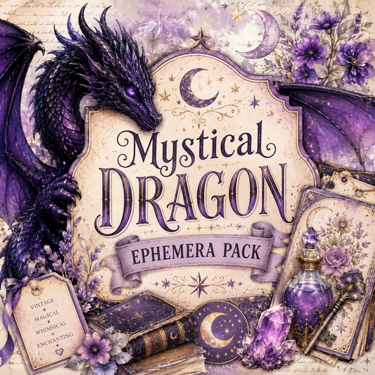 Mystical Dragon 🐉 Ephemera Pack